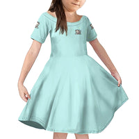 I May Not Be Perfect Skull Roses Kid Short Sleeve Dress - Wonder Print Shop