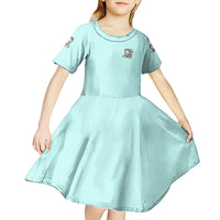 I May Not Be Perfect Skull Roses Kid Short Sleeve Dress - Wonder Print Shop