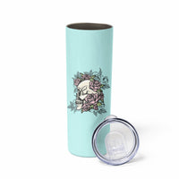 I May Not Be Perfect Skull Roses Skinny Tumbler - Wonder Print Shop