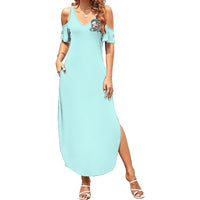 I May Not Be Perfect Skull Roses Summer Maxi Dress - Wonder Print Shop