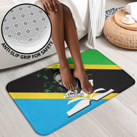 Julius Nyerere Bathroom Set Education is a Way of Fighting Poverty Quote and Tanzanian Flag Alphabet - Wonder Print Shop