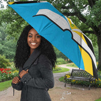 Julius Nyerere Umbrella Education is a Way of Fighting Poverty Quote and Tanzanian Flag Alphabet - Wonder Print Shop