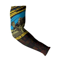 Julius Nyerere Arm Sleeves Ujamaa African Socialism Text and Bold Striped Pattern - Wonder Print Shop