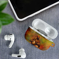 Sundiata Keita AirPods Case Griot Storytelling Scene, Epic of Sundiata Text and Heritage-Inspired Earth Tone - Wonder Print Shop