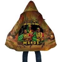 Sundiata Keita Cloak Griot Storytelling Scene, Epic of Sundiata Text and Heritage-Inspired Earth Tone - Wonder Print Shop