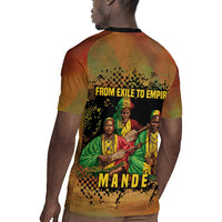 Sundiata Keita Rugby Jersey Griot Storytelling Scene, Epic of Sundiata Text and Heritage-Inspired Earth Tone - Wonder Print Shop