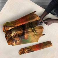 Sundiata Keita Umbrella Griot Storytelling Scene, Epic of Sundiata Text and Heritage-Inspired Earth Tone - Wonder Print Shop
