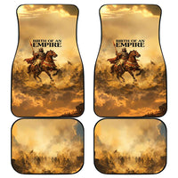 Sundiata Keita Car Mats with Kirina 1235 Battle Map, Horseback Warrior and Birth of an Empire Design - Wonder Print Shop