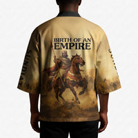 Sundiata Keita Kimono with Kirina 1235 Battle Map, Horseback Warrior and Birth of an Empire Design - Wonder Print Shop