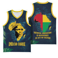 Amilcar Cabral Basketball Jersey Guinea-Bissau African National Liberation Leader - Cultural Resistance Tribute - Wonder Print Shop