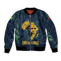 Amilcar Cabral Bomber Jacket Guinea-Bissau African National Liberation Leader - Cultural Resistance Tribute - Wonder Print Shop