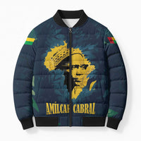 Amilcar Cabral Bomber Puffer Jacket Guinea-Bissau African National Liberation Leader - Cultural Resistance Tribute - Wonder Print Shop