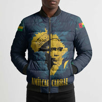 Amilcar Cabral Bomber Puffer Jacket Guinea-Bissau African National Liberation Leader - Cultural Resistance Tribute - Wonder Print Shop