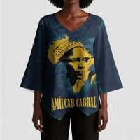Amilcar Cabral Kimono Sleeve Blouse Guinea-Bissau African National Liberation Leader - Cultural Resistance Tribute - Wonder Print Shop