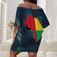 Amilcar Cabral Off Shoulder Short Dress Guinea-Bissau African National Liberation Leader - Cultural Resistance Tribute - Wonder Print Shop