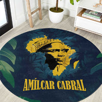 Amilcar Cabral Round Carpet Guinea-Bissau African National Liberation Leader - Cultural Resistance Tribute - Wonder Print Shop