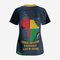 Amilcar Cabral Scrub Top Guinea-Bissau African National Liberation Leader - Cultural Resistance Tribute - Wonder Print Shop
