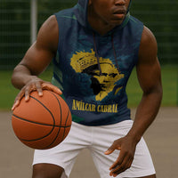 Amilcar Cabral Sleeveless Hoodie Guinea-Bissau African National Liberation Leader - Cultural Resistance Tribute - Wonder Print Shop