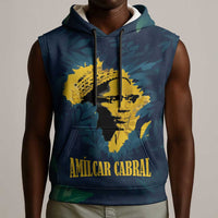 Amilcar Cabral Sleeveless Hoodie Guinea-Bissau African National Liberation Leader - Cultural Resistance Tribute - Wonder Print Shop