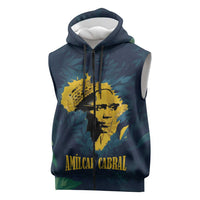 Amilcar Cabral Sleeveless Zip Hoodie Guinea-Bissau African National Liberation Leader - Cultural Resistance Tribute - Wonder Print Shop