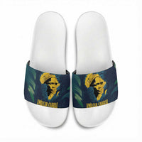 Amilcar Cabral Slide Sandals Guinea-Bissau African National Liberation Leader - Cultural Resistance Tribute - Wonder Print Shop