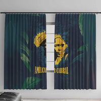 Amilcar Cabral Window Curtain Guinea-Bissau African National Liberation Leader - Cultural Resistance Tribute - Wonder Print Shop