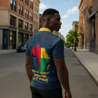 Amilcar Cabral Zipper Polo Shirt Guinea-Bissau African National Liberation Leader - Cultural Resistance Tribute - Wonder Print Shop