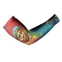 Amilcar Cabral Arm Sleeves Armed Activist Quote Raised Fist African Liberation Tribute - Colorful Paint Stroke - Wonder Print Shop