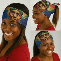 Amilcar Cabral Neck Gaiter Armed Activist Quote Raised Fist African Liberation Tribute - Colorful Paint Stroke - Wonder Print Shop