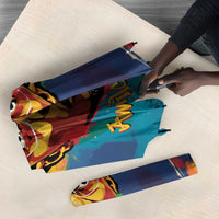 Amilcar Cabral Umbrella Armed Activist Quote Raised Fist African Liberation Tribute - Colorful Paint Stroke - Wonder Print Shop