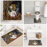 Amilcar Cabral Bathroom Set African Map with Chains Freedom Theme Revolutionary Liberation Tribute - Wonder Print Shop