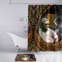 Amilcar Cabral Bathroom Set African Map with Chains Freedom Theme Revolutionary Liberation Tribute - Wonder Print Shop