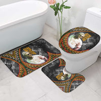 Amilcar Cabral Bathroom Set African Map with Chains Freedom Theme Revolutionary Liberation Tribute - Wonder Print Shop