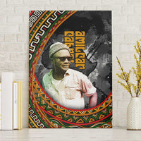 Amilcar Cabral Canvas Wall Art African Map with Chains Freedom Theme Revolutionary Liberation Tribute - Wonder Print Shop