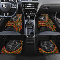 Amilcar Cabral Car Mats African Map with Chains Freedom Theme Revolutionary Liberation Tribute - Wonder Print Shop