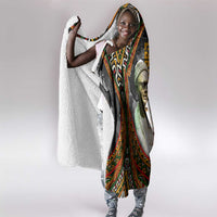 Amilcar Cabral Hooded Blanket African Map with Chains Freedom Theme Revolutionary Liberation Tribute - Wonder Print Shop
