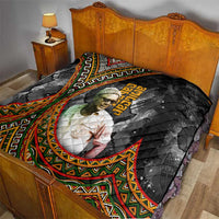 Amilcar Cabral Quilt African Map with Chains Freedom Theme Revolutionary Liberation Tribute - Wonder Print Shop