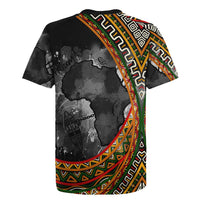 Amilcar Cabral Rugby Jersey African Map with Chains Freedom Theme Revolutionary Liberation Tribute - Wonder Print Shop