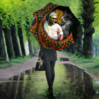 Amilcar Cabral Umbrella African Map with Chains Freedom Theme Revolutionary Liberation Tribute - Wonder Print Shop