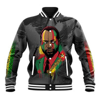 Samora Machel Baseball Jacket Mozambique Liberation Graffiti Style Viva FRELIMO African Revolutionary - Wonder Print Shop