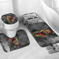 Samora Machel Bathroom Set Mozambique Liberation Graffiti Style Viva FRELIMO African Revolutionary - Wonder Print Shop