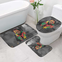 Samora Machel Bathroom Set Mozambique Liberation Graffiti Style Viva FRELIMO African Revolutionary - Wonder Print Shop