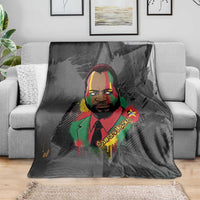 Samora Machel Blanket Mozambique Liberation Graffiti Style Viva FRELIMO African Revolutionary - Wonder Print Shop