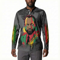 Samora Machel Button Sweatshirt Mozambique Liberation Graffiti Style Viva FRELIMO African Revolutionary