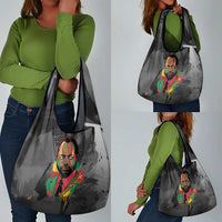 Samora Machel Grocery Bag Mozambique Liberation Graffiti Style Viva FRELIMO African Revolutionary - Wonder Print Shop