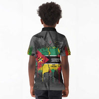 Samora Machel Kid Polo Shirt Mozambique Liberation Graffiti Style Viva FRELIMO African Revolutionary - Wonder Print Shop