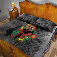 Samora Machel Quilt Bed Set Mozambique Liberation Graffiti Style Viva FRELIMO African Revolutionary - Wonder Print Shop