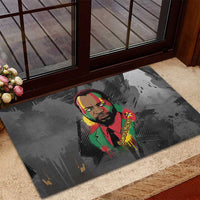 Samora Machel Rubber Doormat Mozambique Liberation Graffiti Style Viva FRELIMO African Revolutionary - Wonder Print Shop