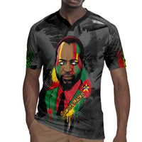 Samora Machel Rugby Jersey Mozambique Liberation Graffiti Style Viva FRELIMO African Revolutionary - Wonder Print Shop