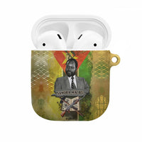 Samora Machel AirPods Case Mozambique Flag Unity and Victory Quote Liberation Struggle - African Freedom Tribute - Wonder Print Shop